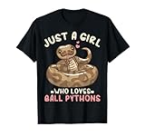 Ball Python Just a Girl Who Loves Ball Pythons T-Shirt