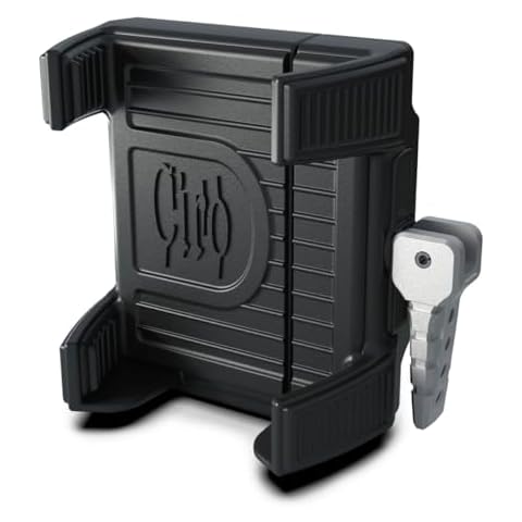 Ciro Smart Phone/GPS Perch Mount Holder without Charger, Black Finish 50311, 10" x 8" x 3" Cover