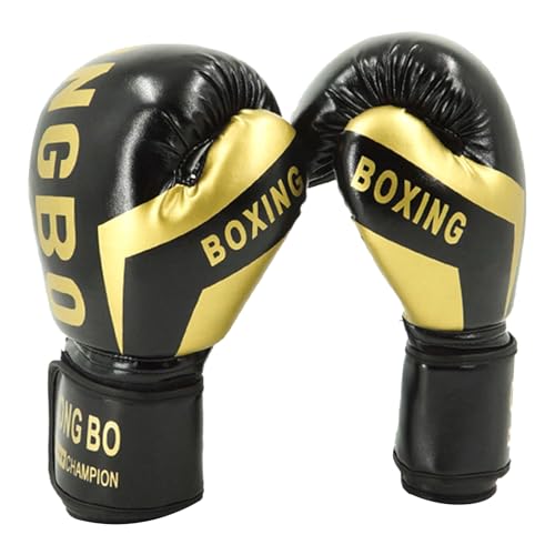 Hobngmuc Guantoni Da Boxe Per Ragazzi E Ragazze - Guanti Comodi Con Fascette Per 6-12 Anni -...