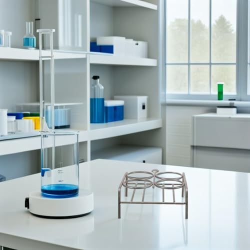 Soporte de laboratorio para crisol con diseño de 4 orificios resistente 5