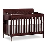 Dream On Me Ashton Full Panel Convertible 5-in-1 Crib, Espresso