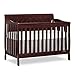 Dream On Me Ashton Full Panel Convertible 5-in-1 Crib, Espresso