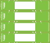 Tabbies 9-5/8 x 2 Inches File Pocket Handles, Green/White, 48 per Pack (TAB68809)