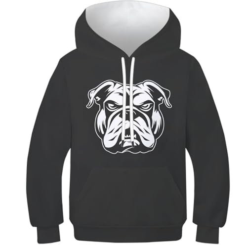 Sweat-shirt enfant imprimé 3D animaux ciel pull à capuche avec poches