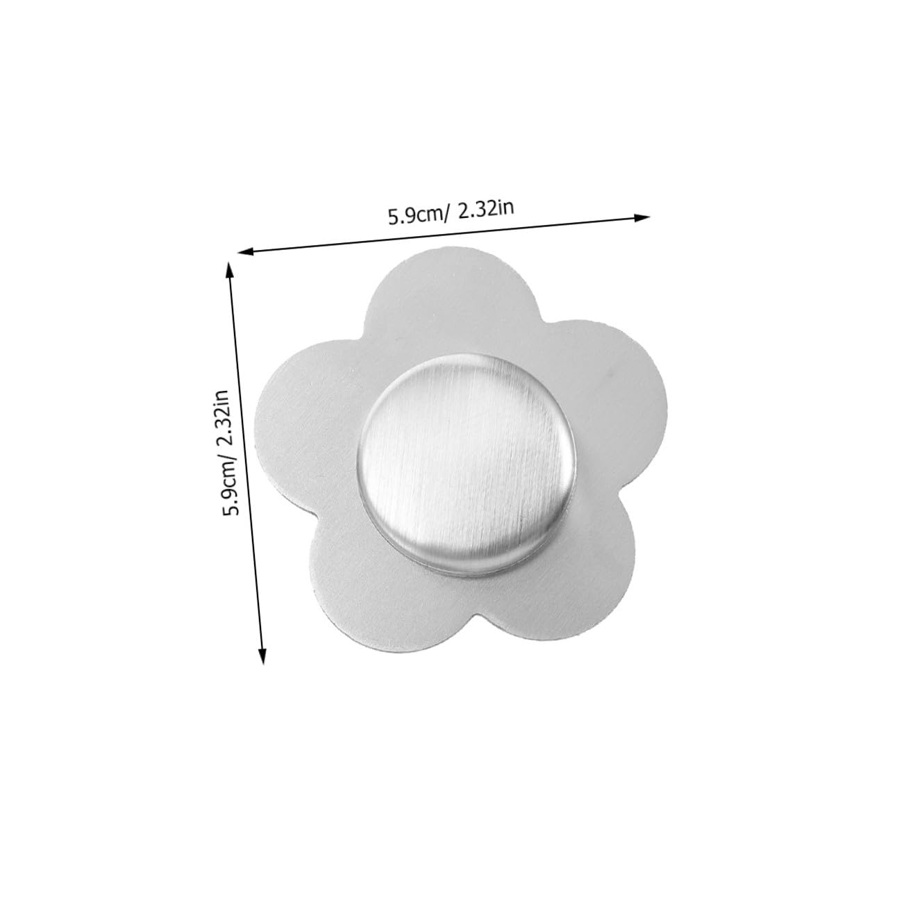NUOBESTY Pesi Magnetici per Tovaglia in Acciaio Inox Argento, Facili da Installare e Rimuovere, Compatti e Pratici, per Decorazioni da Tavola Antivento