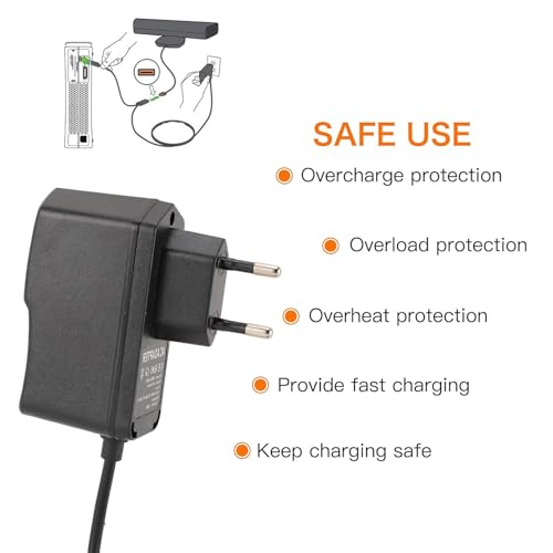 Adaptateur PC d'alimentation USB vers AC, Système de Capteur de Console de Jeu Vidéo Kinect Home avec Câble de Charge, Compatible avec Les Fournisseurs Officiels et Tiers, Sortie – vue 3