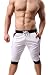 ONEFIT Casual Elastic Waist Harem Training Jogger Sport Short Baggy Pants White S