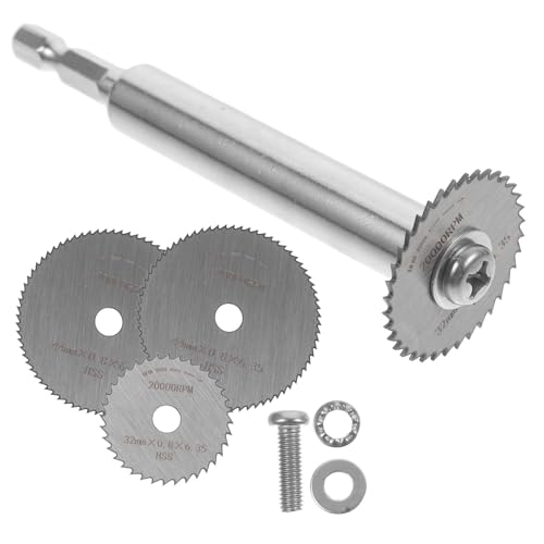 OUNONA Iron Made Mini Saw Blade for Drill Pipe Cutter Blade Set Easy to Install Use for PVC Cutting