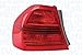Outer Wing Tail Light Rear Lamp Left compatible with 3 Series E90 Sedan 2006-2008