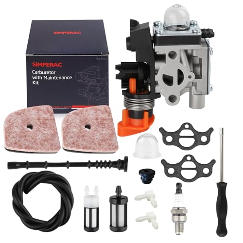 SIMPERAC 4149 120 0602 FS94R Carburetor for Stihl FS 94R FS94RC FS94 FS 94 R FS94C FS 94RZ HL91K HL91KC HL94 HL94C HL94K HL94KC HL92C HL92KC Weed Eater Hedge Trimmer Brushcutter Tune Up Kit
