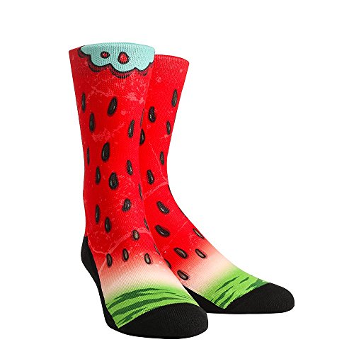 Rock Em Food - Watermelon Crew Socks (L XL)