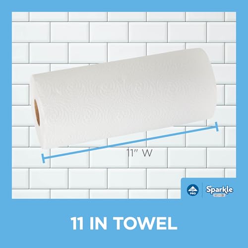 Georgia-Pacific Sparkle Professional Series 2-Ply Perforated Kitchen Paper Towel Rolls by GP PRO (Georgia-Pacific), 2717201, 70 Sheets Per Roll, 30 Rolls Per Case