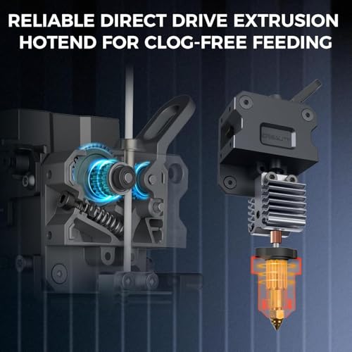 Image of 3IDEA CR-10 SE High-Speed 3D Printer, 600mm /s Printing Speed, 220 x 220 x 265mm Build Volume, Sprite Direct Drive Extruder, Auto Leveling with CR Touch, 300C High-Temp Nozzle, Power Loss Recovery