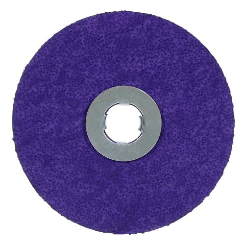 Image of 3M Cubitron 3 Fibre Disc 1187C, 36+, 5 in, GL Quick Change, Longer Life, Medium and High-Pressure Applications, Stainless Steel, Heat-Sensitive Metal Substrates, Beveling, Heavy Grinding, Weld Removal