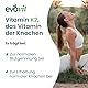EVOVIT VITAMIN K2 MK7 200 µg 30 ml mit nur 3 Tropfen - 99,7+% All-Trans - 7 Monate haltbar - Vegan & Geprüfte Inhaltsstoffe | Made in Italy