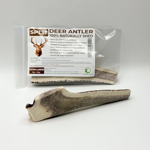 Primary Pets Premium Pet Supplies SPLIT Antlers for Dogs Size EXTRA LARGE, Naturally Shed, Sustainable - Image 2