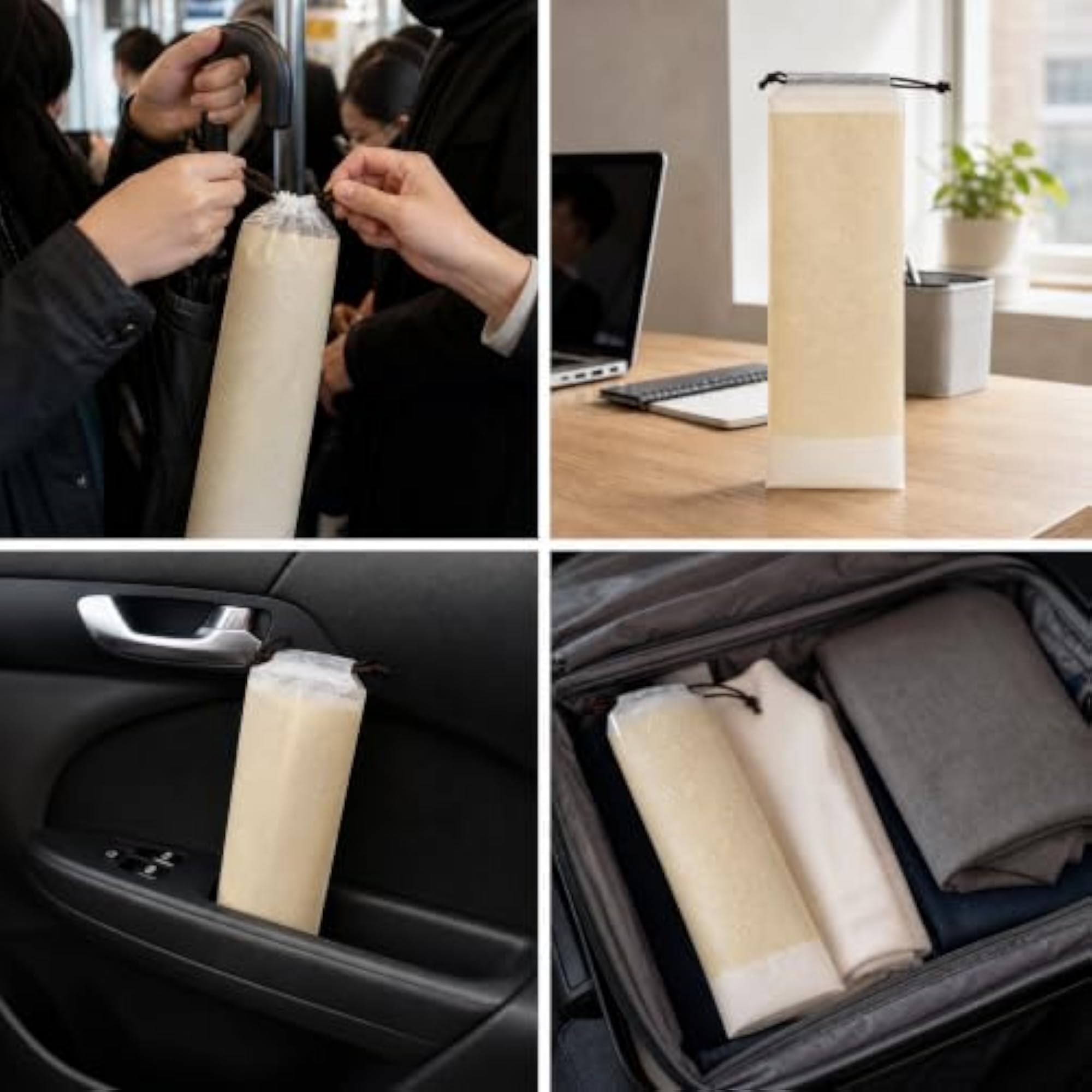 Waterproof Umbrella Storage Bag with Drawstring