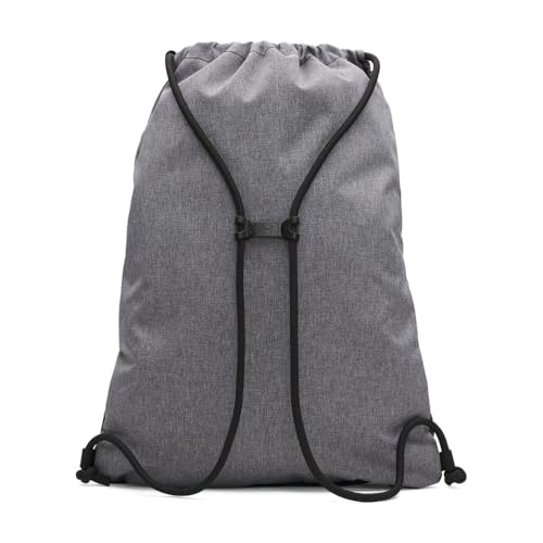 Image of Under Armour Unisex Hustle Sackpack, (025) Castlerock /Black /Black, One Size Fits Most