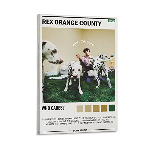 Toile Rex Orange County Who Cares 2 cadeau ideal pour deco de chambre