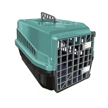 Caixa De Transporte N5 Verde Cachorro Gato Capacidade 15kg