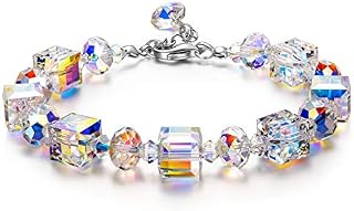 Susan Y Aurora Crystal Bracelets for Women Bracelet Gifts for Her Mom Jewellery Gift for Women Christmas Birthday Gifts for Mum Friendship Bracelets Anniversary Graduation Mothers Day Gifts Idea