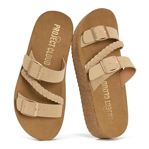 Project Cloud Platform Sandals Women - Eco-Crafted Leather Womens Summer