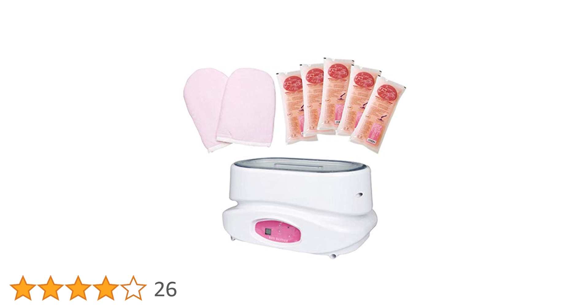 【未使用】パラフィンワックスウォーマー【ピーチ&ローズワックス2袋付】 41bjL1pEoJL.jpg_BO30,255,255,
