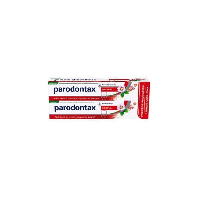 Herbal Care Toothpaste Helps Stop and Prevent Bleeding of Gums, Mint Flavour and Lemon Balm, Pack of 2 x 75 ml