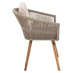 OUTLIV. Gartensessel Avarua Akazienholz Taupe