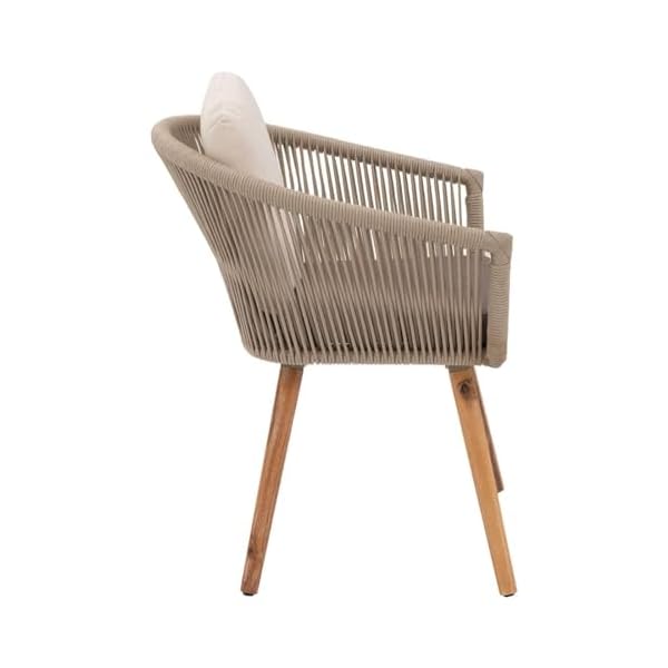 OUTLIV. Gartensessel Avarua Akazienholz Taupe