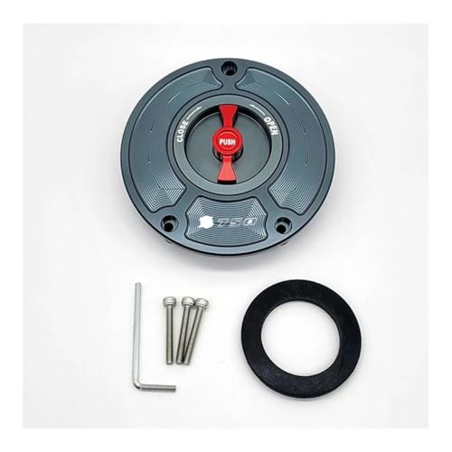 Couvercle de bouchon de réservoir de carburant moto en aluminium pour Z750