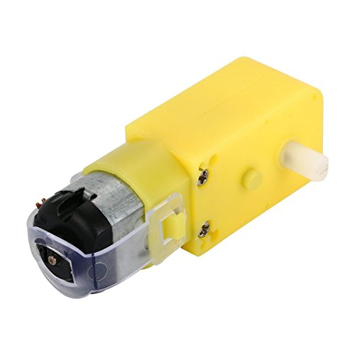 Image of xcluma Smart Car Robot Plastic Dc 3V 5V 6V Drive Gear Motor with Tyre UNO