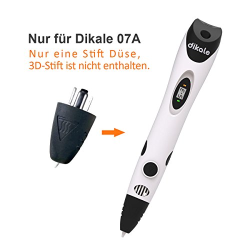 Lot de 250 pochoirs 3D pour enfants avec PLA 12 couleurs - Version de mise à niveau 2019 - Pour débutants et adultes - Cadeau créatif pour adultes, bricoler, colorier et 3D Buse pour stylo 3D 07a.