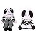 2 pezzi Kawaii 23 cm Nightmare Before Christmas Jack Skellington Peluche Skull Jack Peluche Bambola di pezza Regali per bambini