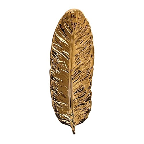 Plateau de service premium en forme de plume pour une décoration de table luxe - 2