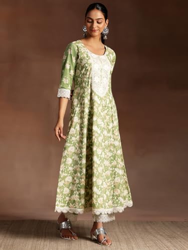 Image of Libas women's Cotton Kurta Set | daily wear suit