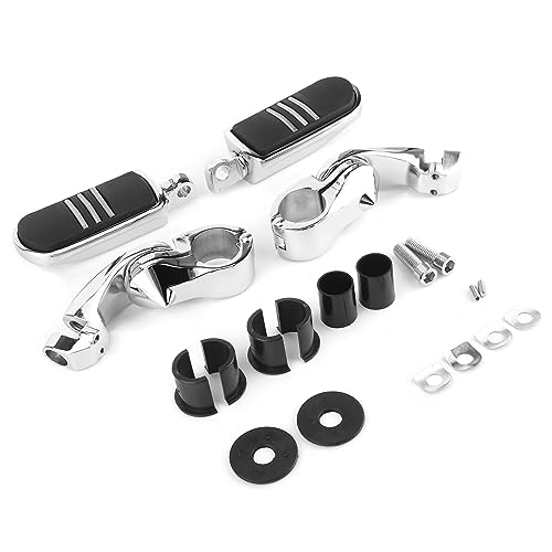 Repose-pieds d'autoroute 1-1/4 pouces pliables pour protection de moteur moto et ATV