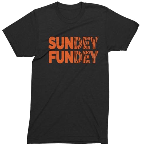 SunDEY FunDEY Sunday Funday Mens T-Shirt, Soft Cotton, Graphic Tee