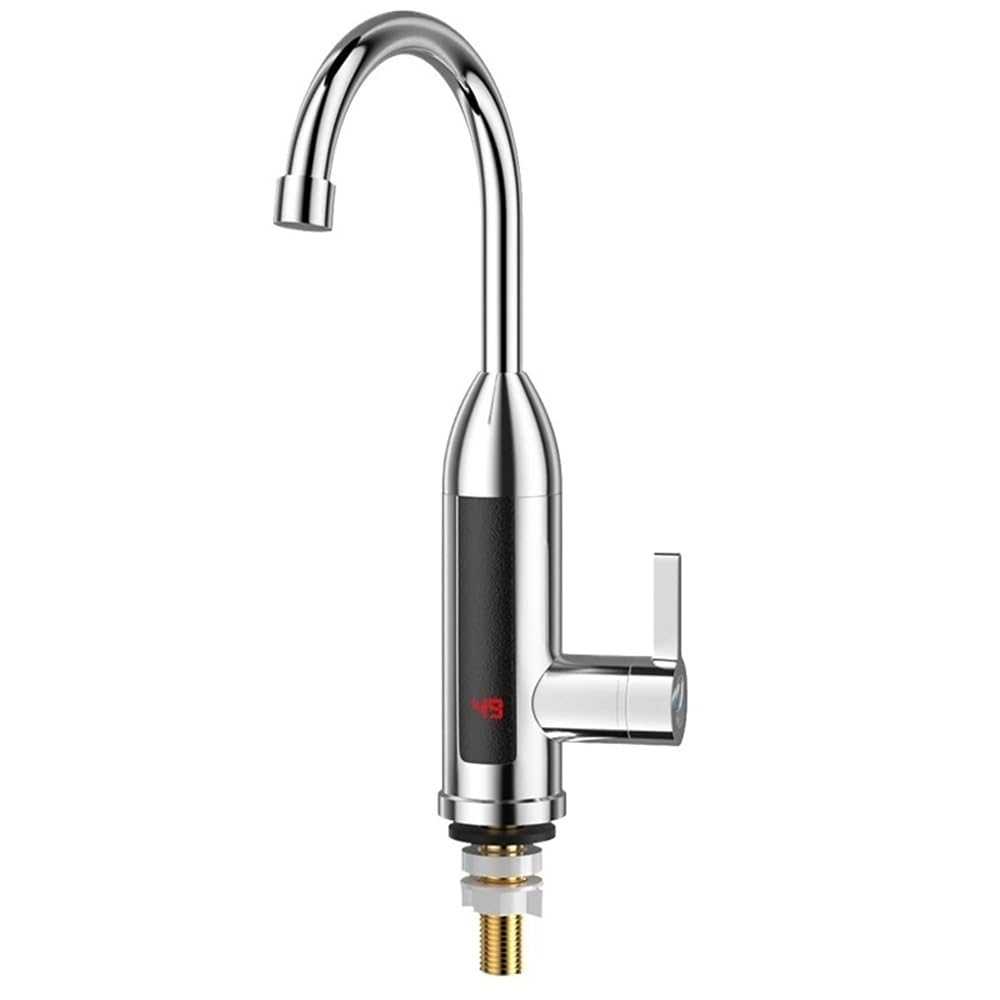 Robinet chauffe-eau électrique de cuisine 3000W avec affichage LCD instantané
