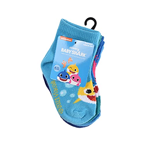 Baby Shark Baby Boys' Quarter Socks2