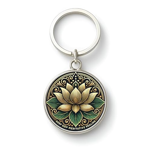 Image of MG | Protective Evil Eye /Spiritual Symbols /Om /Motivational Keychains | Double-Sided Metal Key Ring | Good Luck and devine Charm for Car, Bike, Home & Office