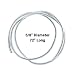 United Pacific Industries 34803 72" Chrome Wire Loom - 5/8" Diameter, 1 Pack