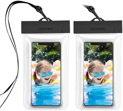 GRIFEMA GH01, 2 Poches Téléphone Étanches, Pochette Telephone Por...
