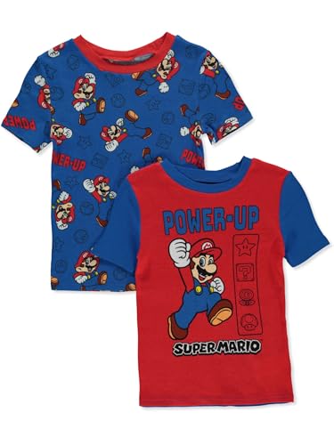 Super Mario Bros. Power-Up 4-Piece Boys Pajama Set3