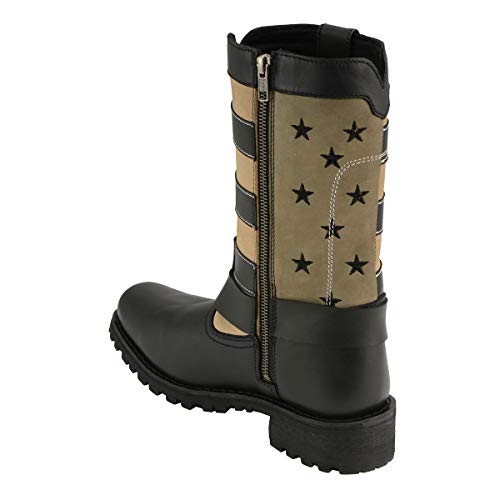 Image of Milwaukee Leather Women's Premium Leather Motorcycle Harness Boots Collection MBL - 11