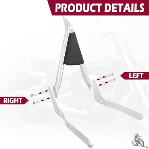 Harvards Chrome Sissy Bar Luggage Rack