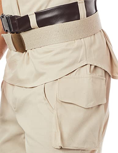 Sulamericana Fantasias Modelo Luxo, Adulto Masculino, Bege (Beige), M-42-44