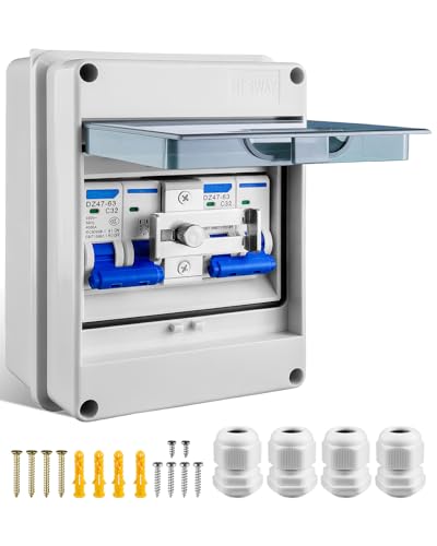HKJWUN 32A Dual Power Manual Transfer Switch
