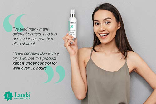 Oily-Face-Control-Mattifying-Primer-and-Moisturizer-with-Salicylic-Acid-and-Tea-Tree-Oil-Anti-Shine-Facial-Primer-for-Men-and-Women-2-Oz-by-LAUDA-BOTANICALS Mattifying Primer and Face Moisturizer with Salicylic Acid and Tea Tree Oil, Daily Face Lotion Non-Greasy Hydrating Anti Shine Facial Primer for Men and Women, 2 Oz by LAUDA BOTANICALS