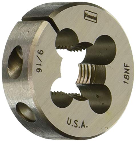 IRWIN 4049ZR 9/16-18 Nf 1-1/2 Round Adjustable Die